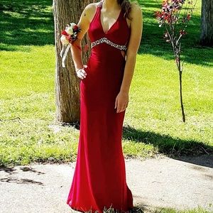 Red prom/homecoming dress. Only wore for a few hours!